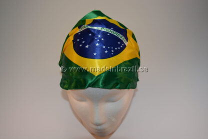 Bandana Brasilien flagga ovikt uppifrån
